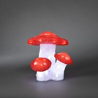 LED Acryl Fliegenpilz, 3er-Set