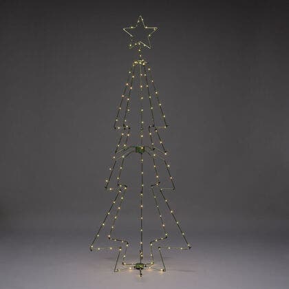 Metal Christmas Tree Green