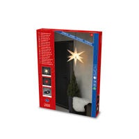 3-D Plastic Star 60cm White