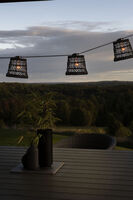 Small Lamp Shade Rattan 5pce