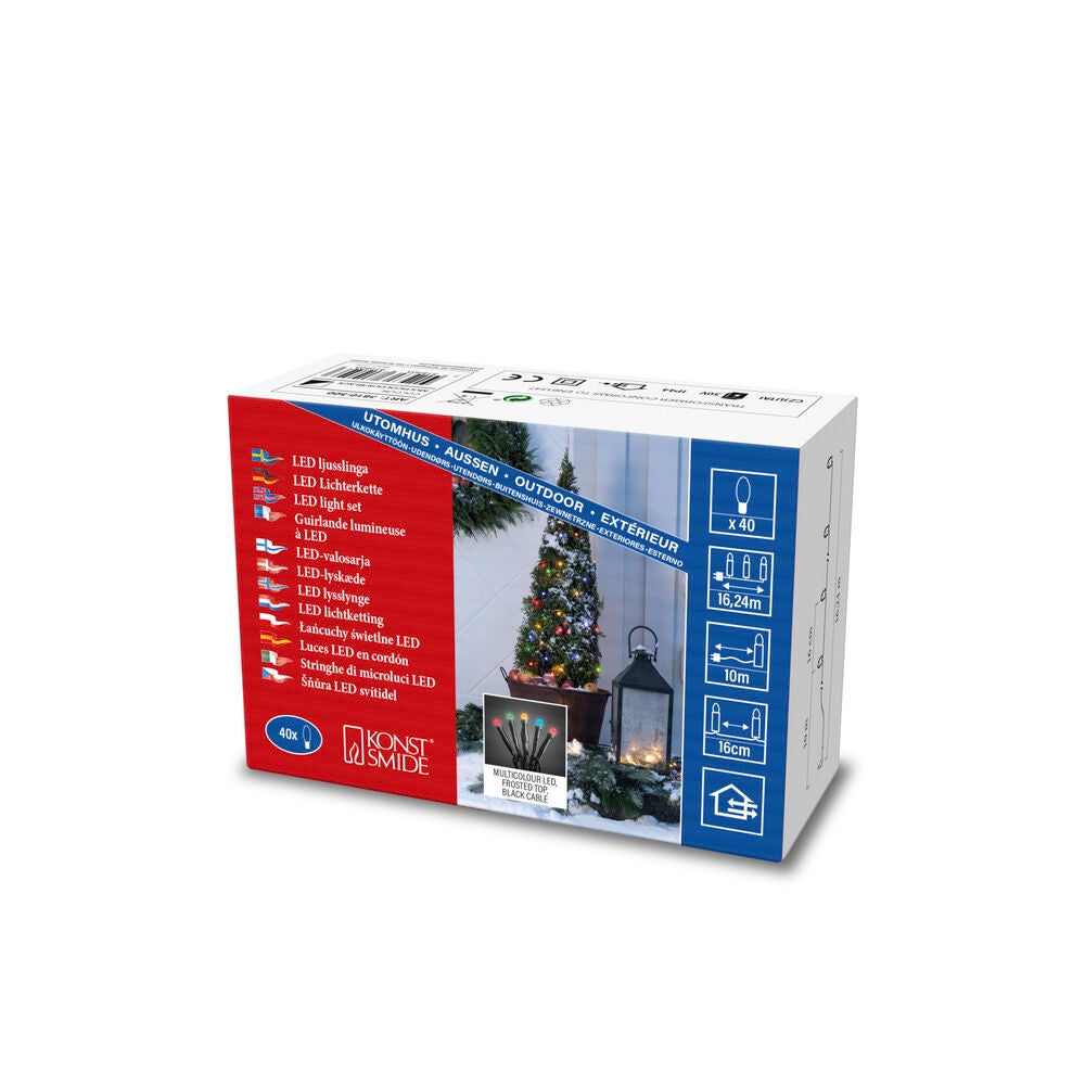 Slinga 40 färgade LED