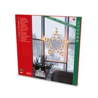 Fönstersiluett stjärna LED