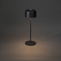 Lille bordslampa USB Svart