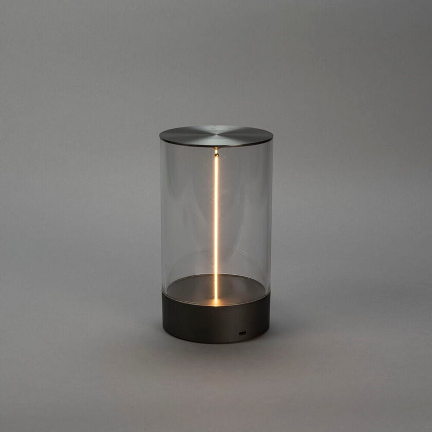 Edison M bordslampa M.Grå USB
