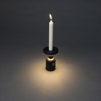 Nantes bordslampa USB Svart