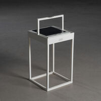 Portofino lanterna USB/sol vit