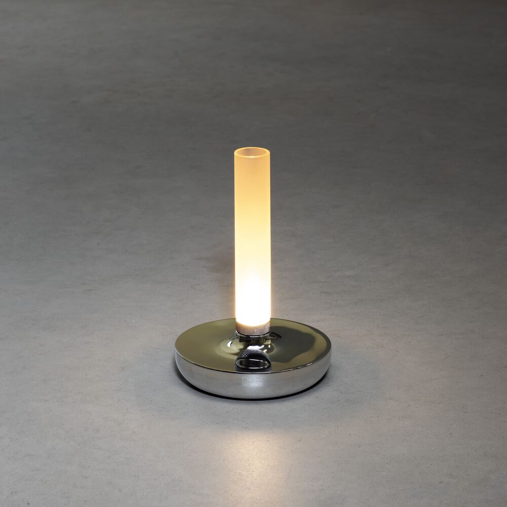 Biarritz bordslampa silver USB