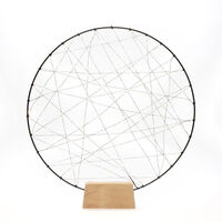 LED Metallleuchter Ring