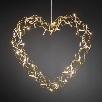Heart of gold metal, LED