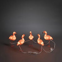 Acrylic Flamingo 5pcs/set, LED