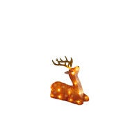 LED Acryl Rentier, 24 LED