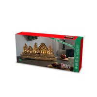 Wooden Village Silhouette