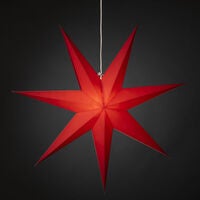 Pappersstjärna röd 78 cm