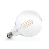 Glödlampa LED E27 125mm klar
