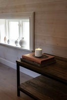 Battery LED candle white, 8 cm