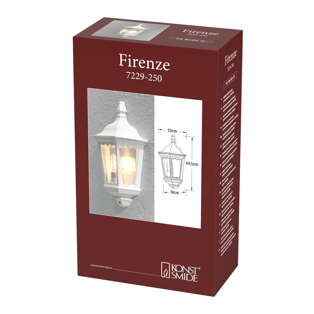 Firenze Flush Light Matt White