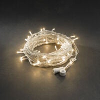 100 Amber LED String Clear