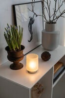 LED Kerze, gemustertes mattes 