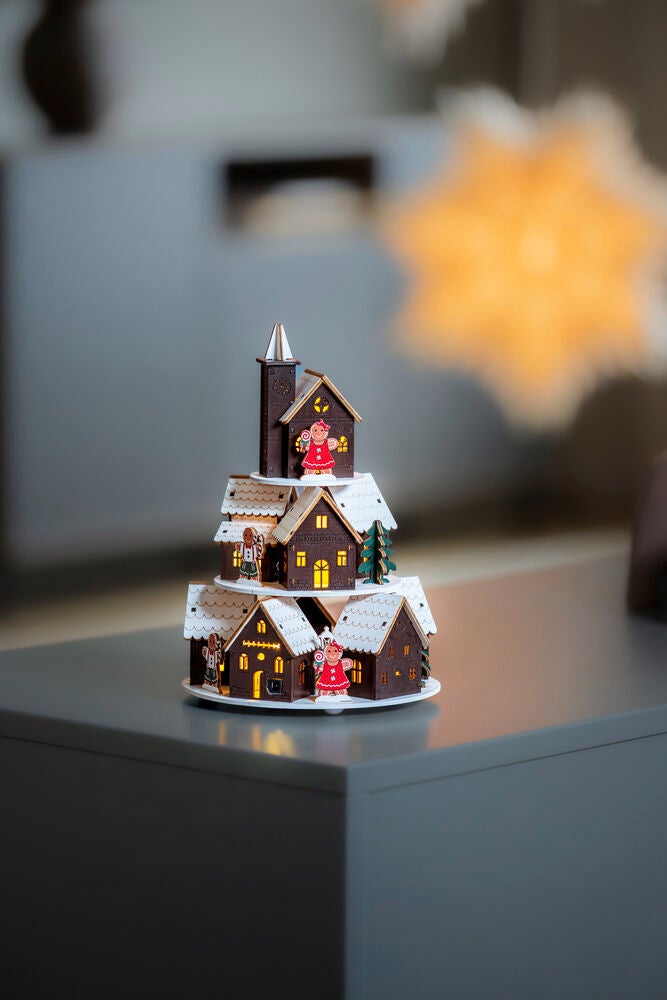 LED Holzsilhouette Weihnachtsd