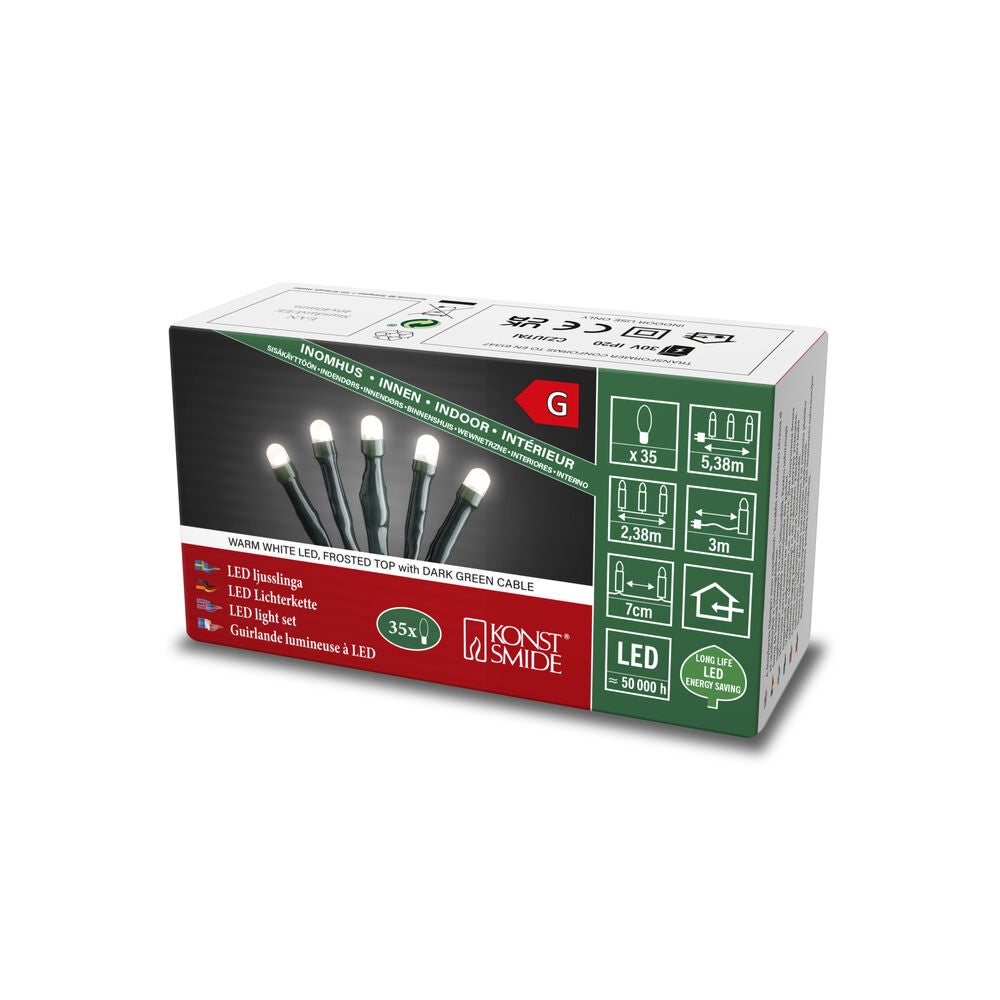 Lightset frosted top 35LED