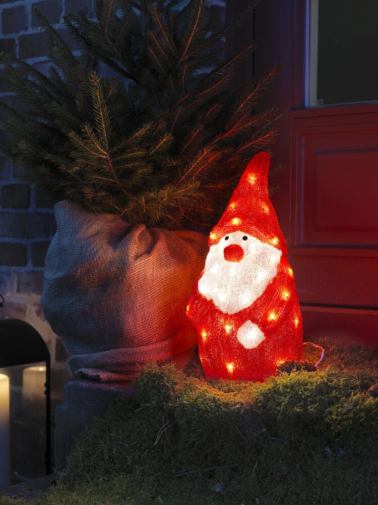 LED Acryl Santa, 38 cm, 40 LED