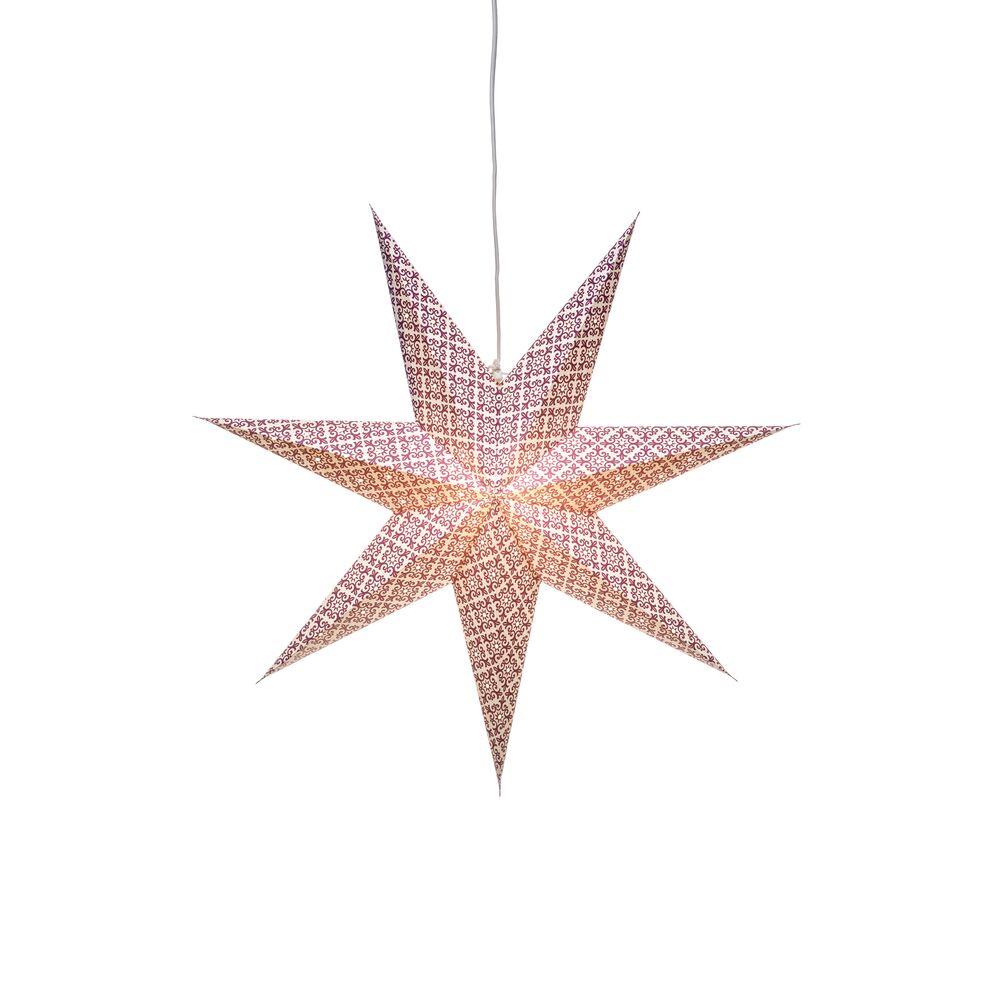 Pappersstjärna lila 60cm 