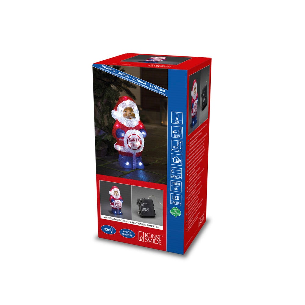 LED Acryl Weihnachtsmann