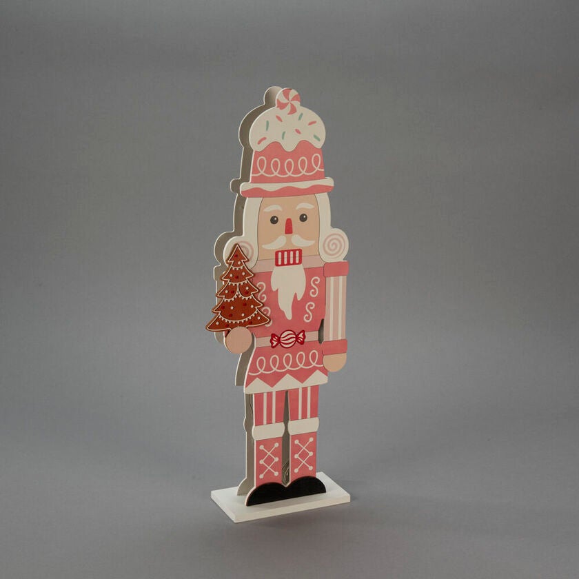 Nötknäppare rosa LED batteri