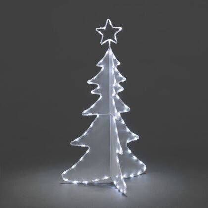Acrylic Christmas Tree, 80 LED