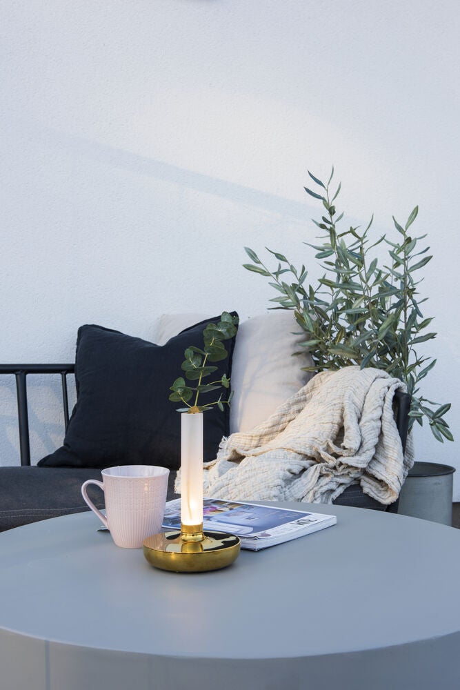 Biarritz bordslampa silver USB