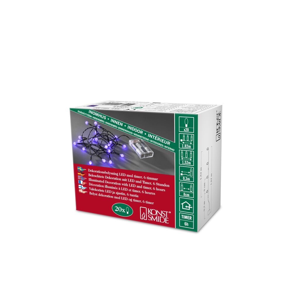 LED Globelichterkette, runde D