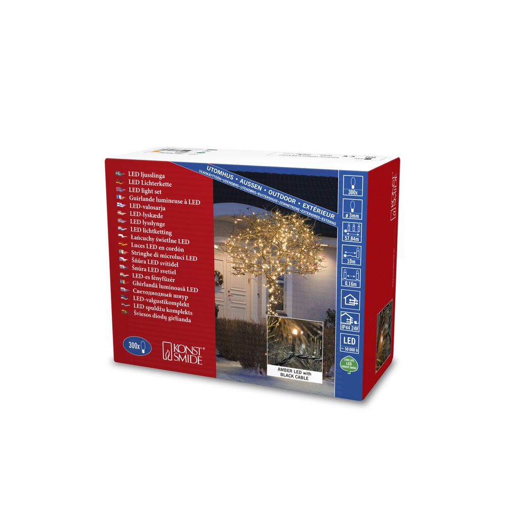 Slinga 300 amberfärg LED