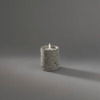 B/O cement candle light LED