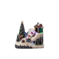 LED Szenerie Rodelbahn, mit Mu