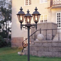 Pallas 3-arm lykta ex stolpe