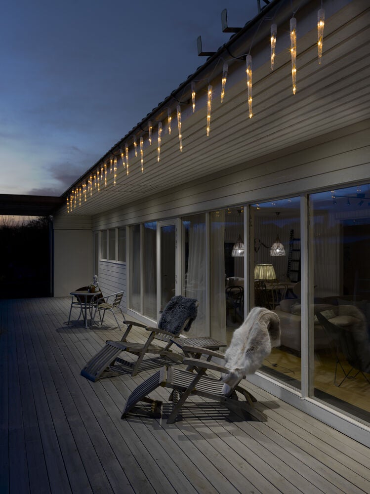Icicle Lightset Amber LED