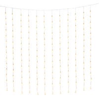 Gardinslinga droppar 400 LED