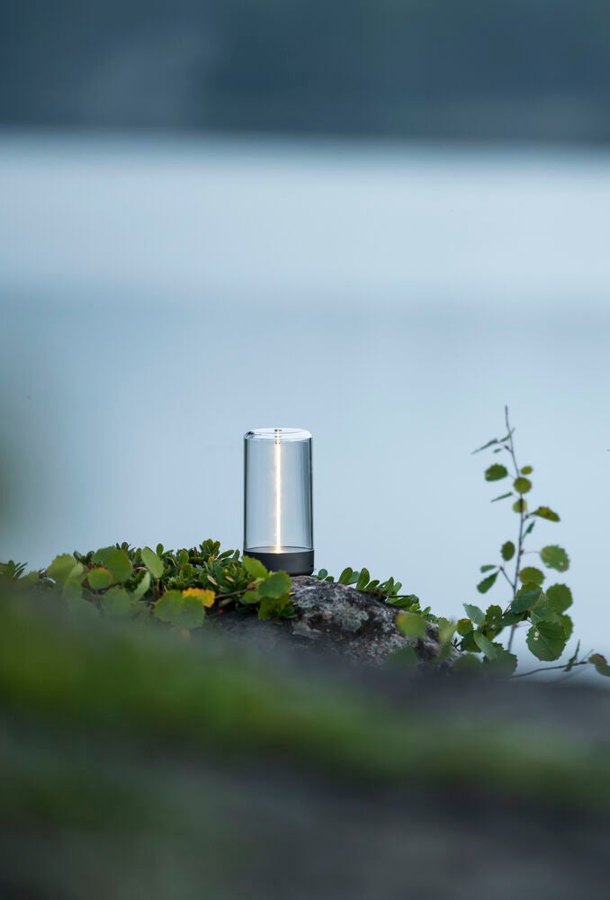 Edison XS bordslampa M.Grå USB