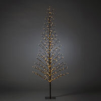 LED Lichterbaum, schwarz