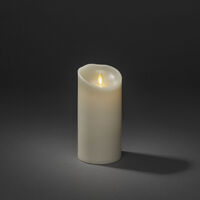 Wax Candle LED 8.8x 17.7cm B/O