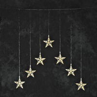 Star curtain with 7 LED