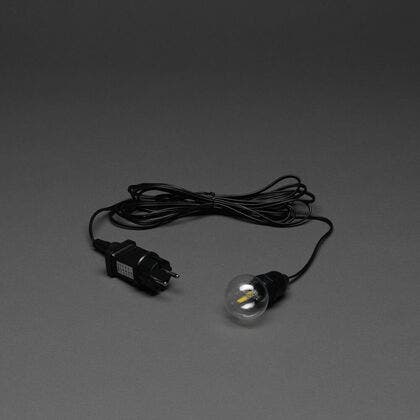 Black Cordset 5m LED