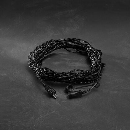 Extention cable 10m black soft