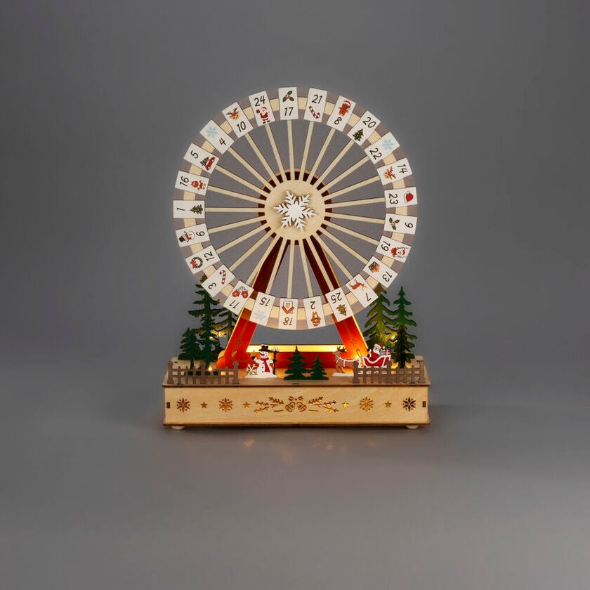 Xmas Kalender LED, B/O & Usb