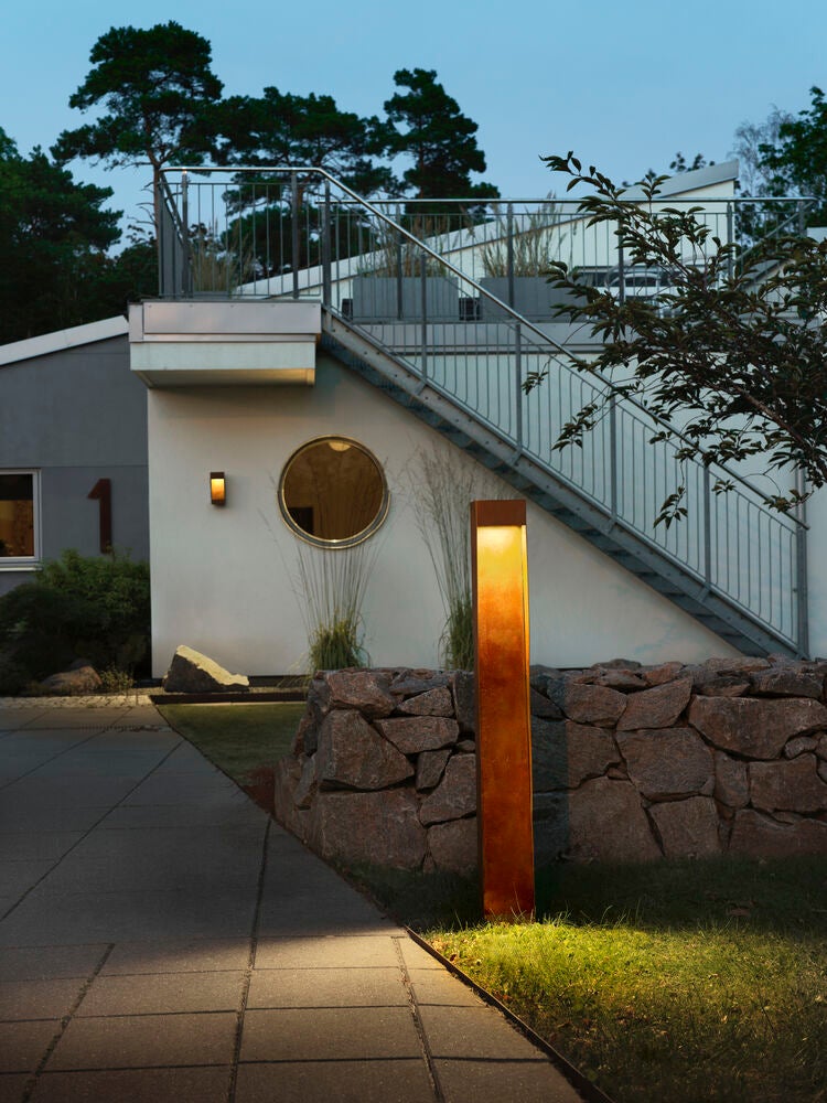 Rho vägglykta 10W LED Rost