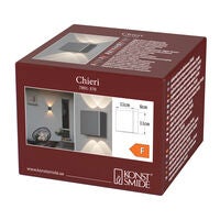 Chieri Wall Light LED Drk Grey