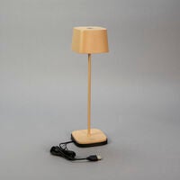Capri bordslampa Sand USB