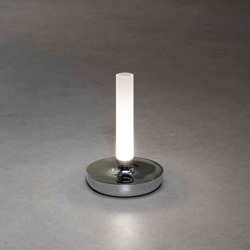 Biarritz bordslampa silver USB