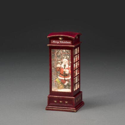 LED Telefonzelle Santa