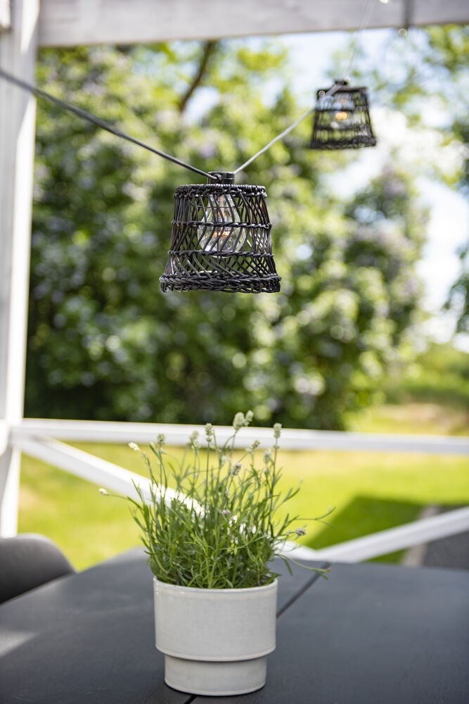 Small Lamp Shade Rattan 5pce